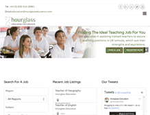 Tablet Screenshot of hourglasseducation.com